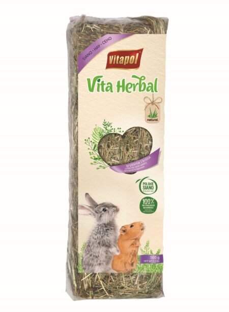 Šienas graužikams ir triušiams Vitapol, natūralus 500g
