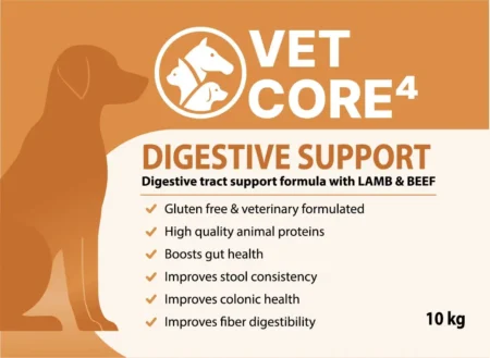 VET CORE⁴ DOG DIGESTIVE SUPPORT sausas pašaras šunims