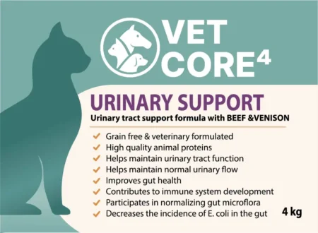 VET CORE⁴ CAT URINARY SUPPORT visavertis pašaras katėms