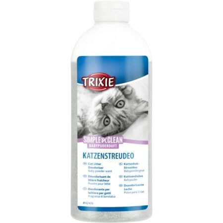 Trixie Simple'n'Clean Kačių WC gaiviklis, baby powder, 750 g