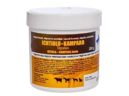 ICHTIOLO-KAMPARO tepalas, 100g, 200g, 900g