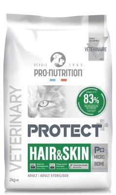 Pro-Nutrition Protect HAIR &SKIN sausas maistas odos ir kailio problemų turinčioms katėms. 2 kg