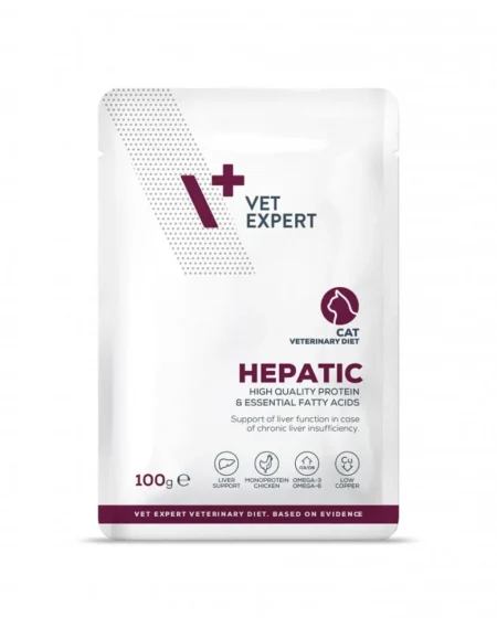 VetExpert Veterinary Diet Hepatic cat 100g pouch